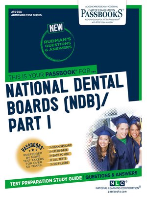cover image of NATIONAL DENTAL BOARDS (NDB) / PART I